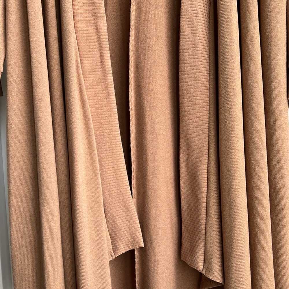 1.STATE Long Sleeve Drape Front Maxi Cardigan - Picture 10 of 12